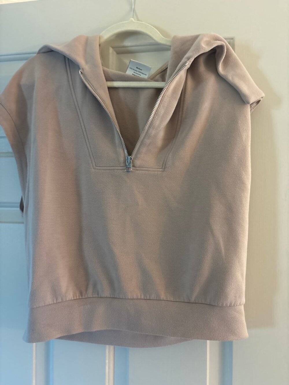 Varley Dexter Sleeveless Half Zip Sweatshirt